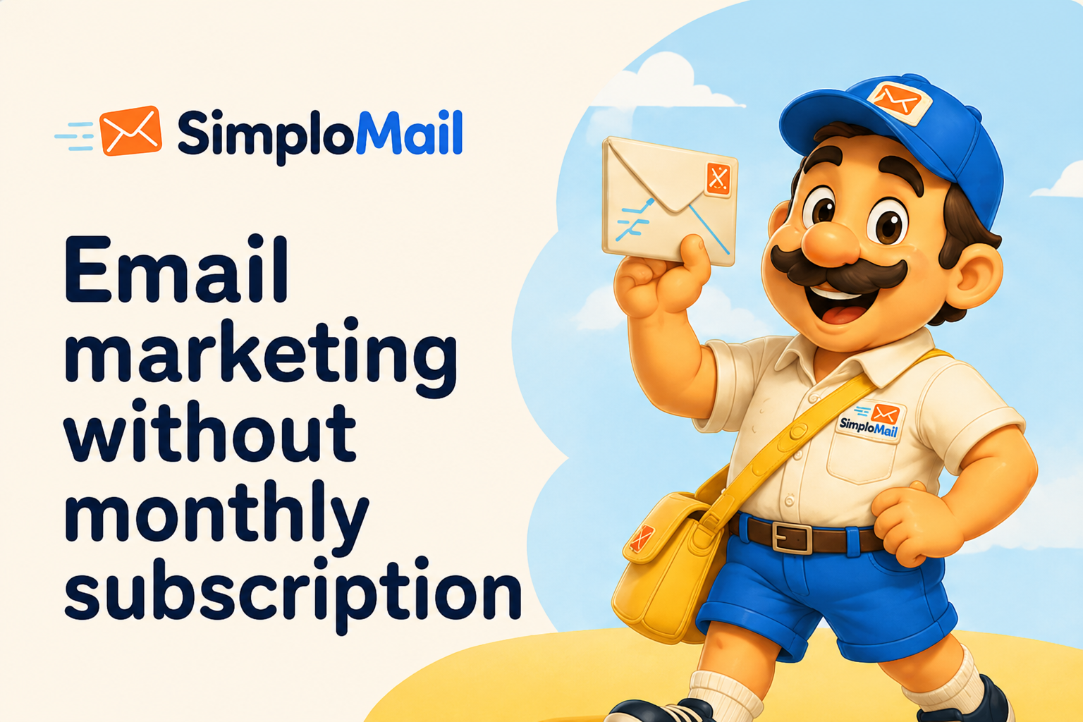SimploMail — Email marketing without monthly subscription